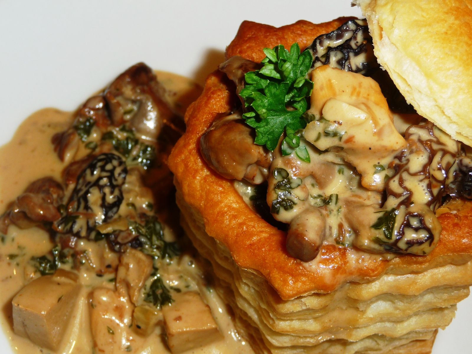 Mes vol-au-vent aux champignons