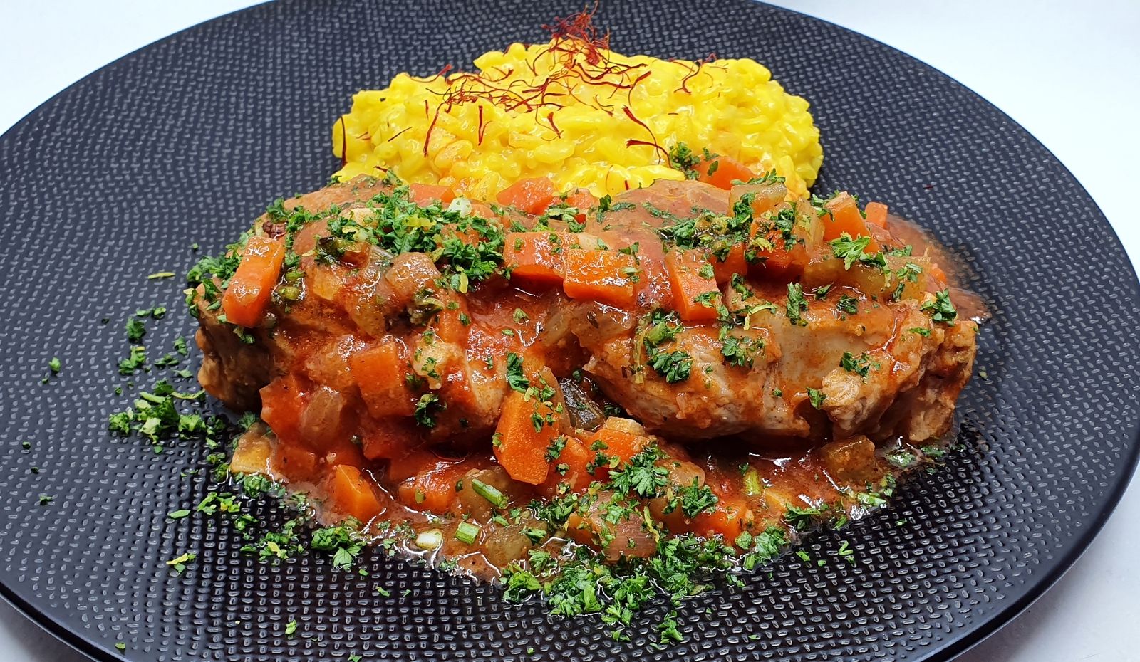 Osso buco à la milanaise et sa gremolata