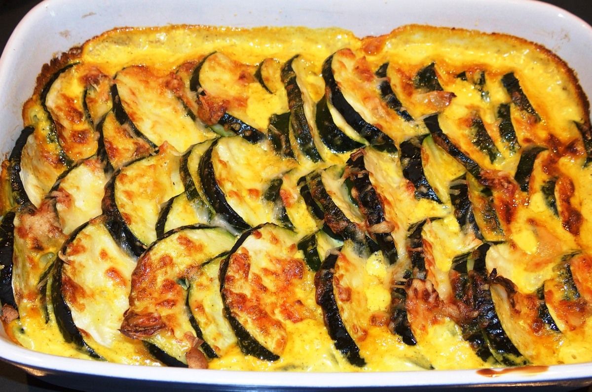Gratin de courgettes à la mode du chef