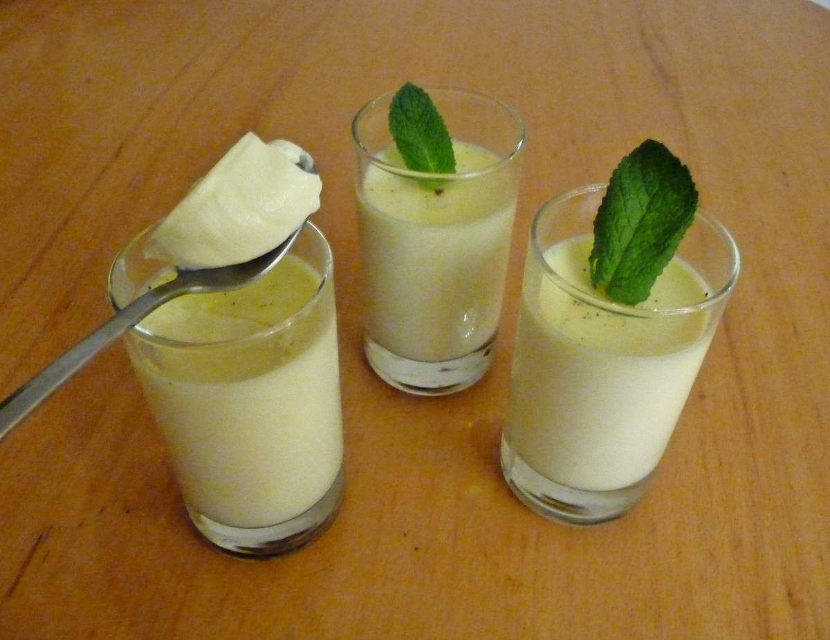 Panna cotta à la vanille