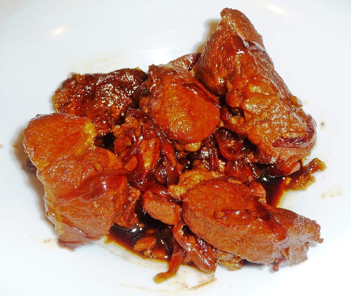 Porc au gingembre caramélisé