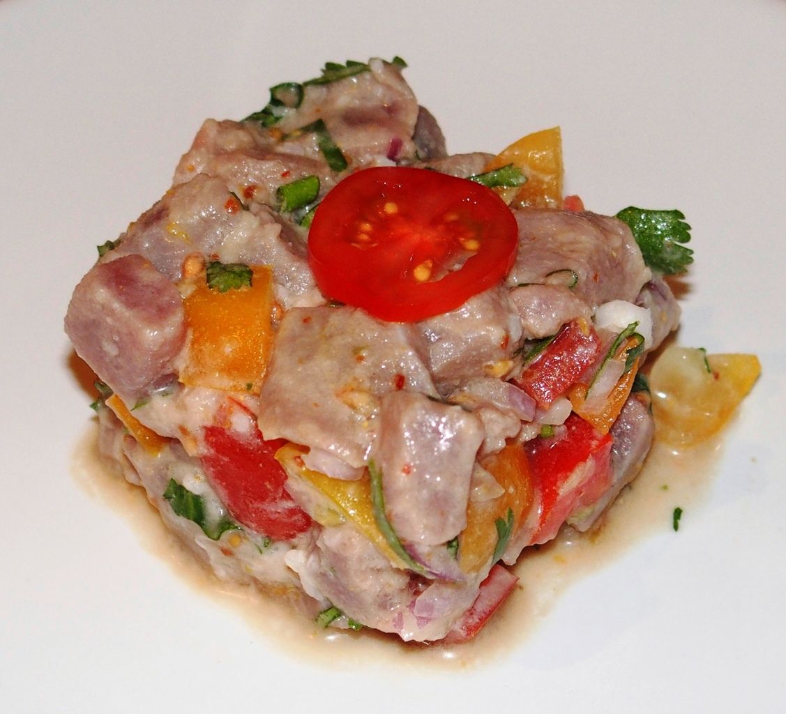 Tartare de thon exotique