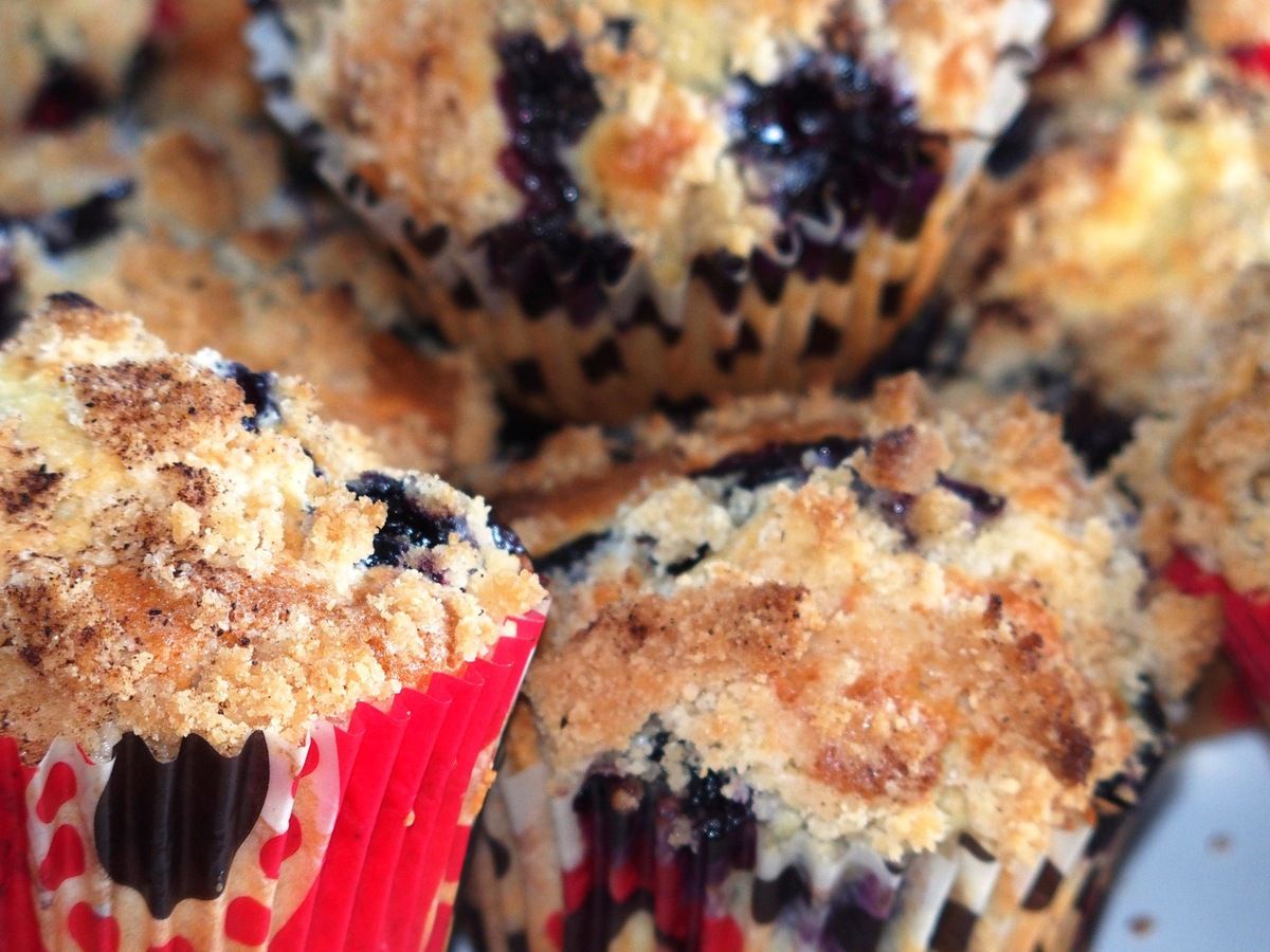 Muffins aux myrtilles