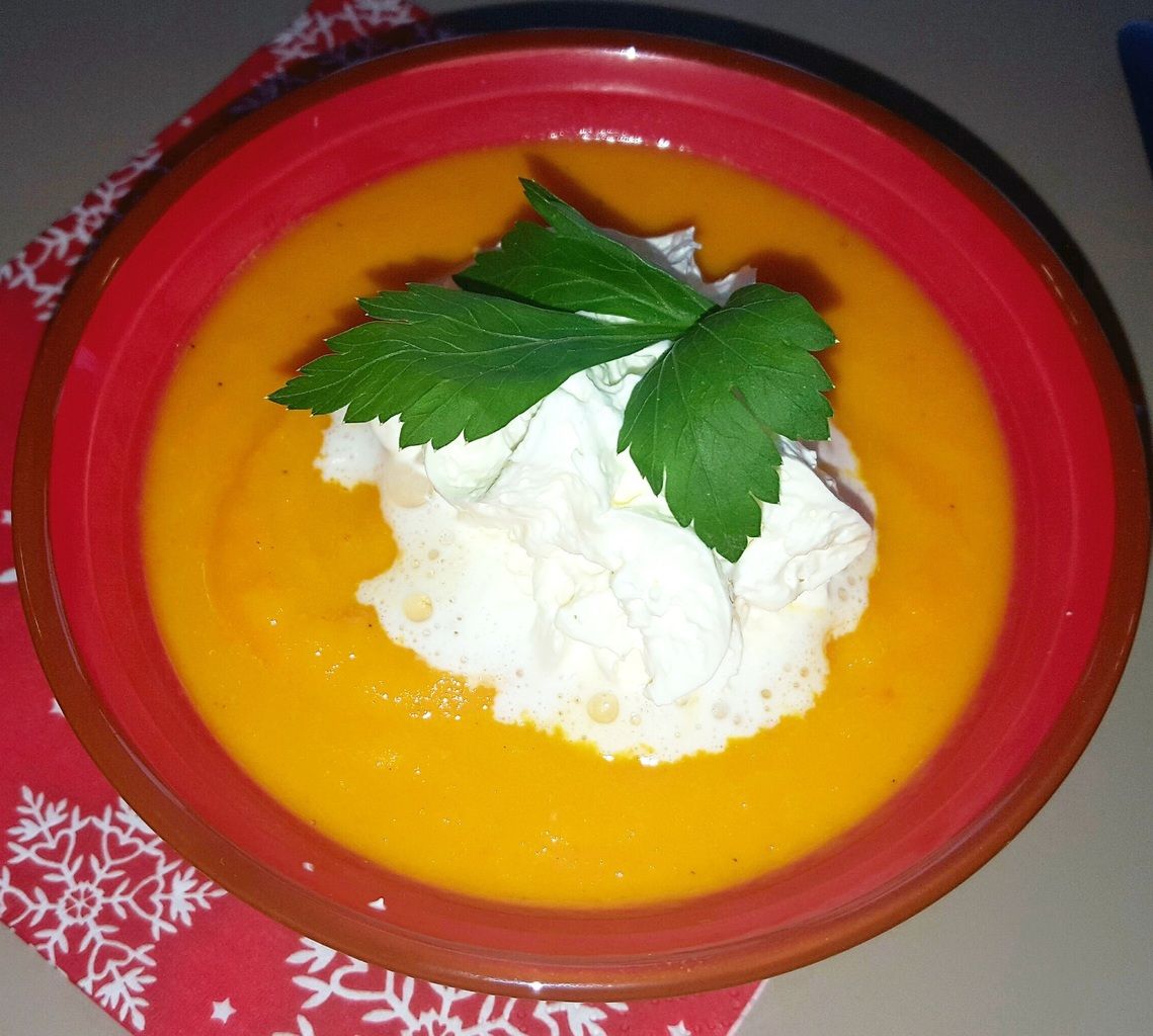 Velouté de carottes à l’orange