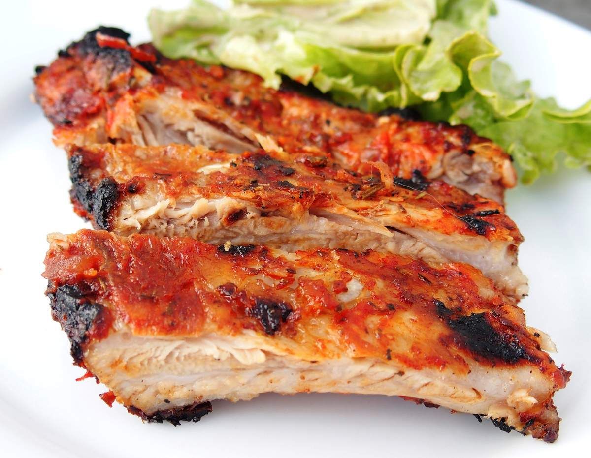 Travers de porc marinés à la mode country