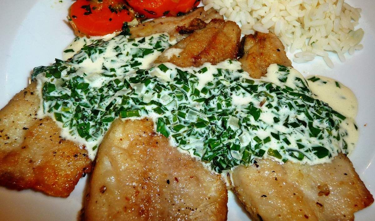 Sauce aux herbes pour accompagner les poissons