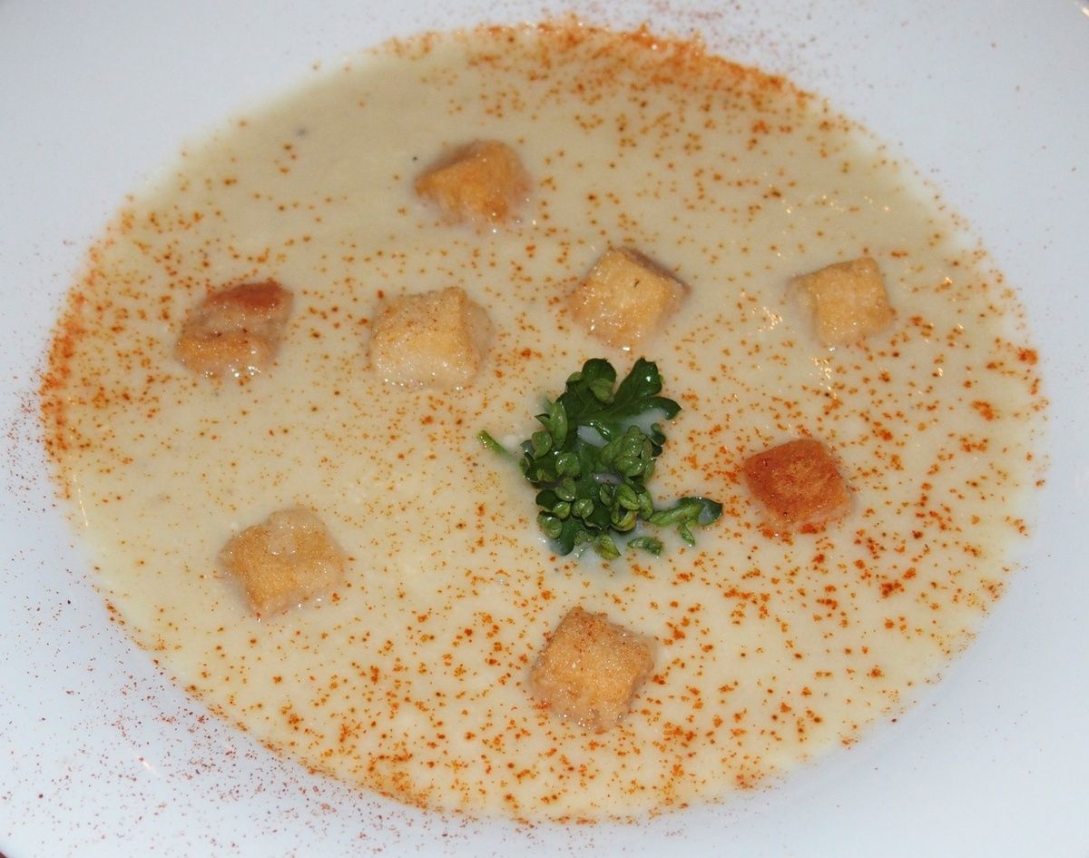 Velouté d’endives et poireaux