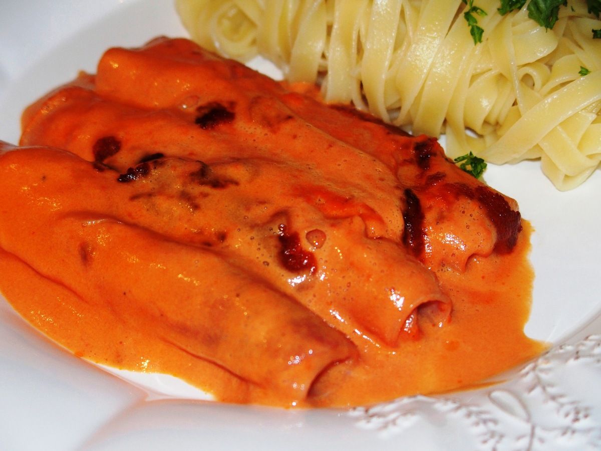 Jambon sauce au madère