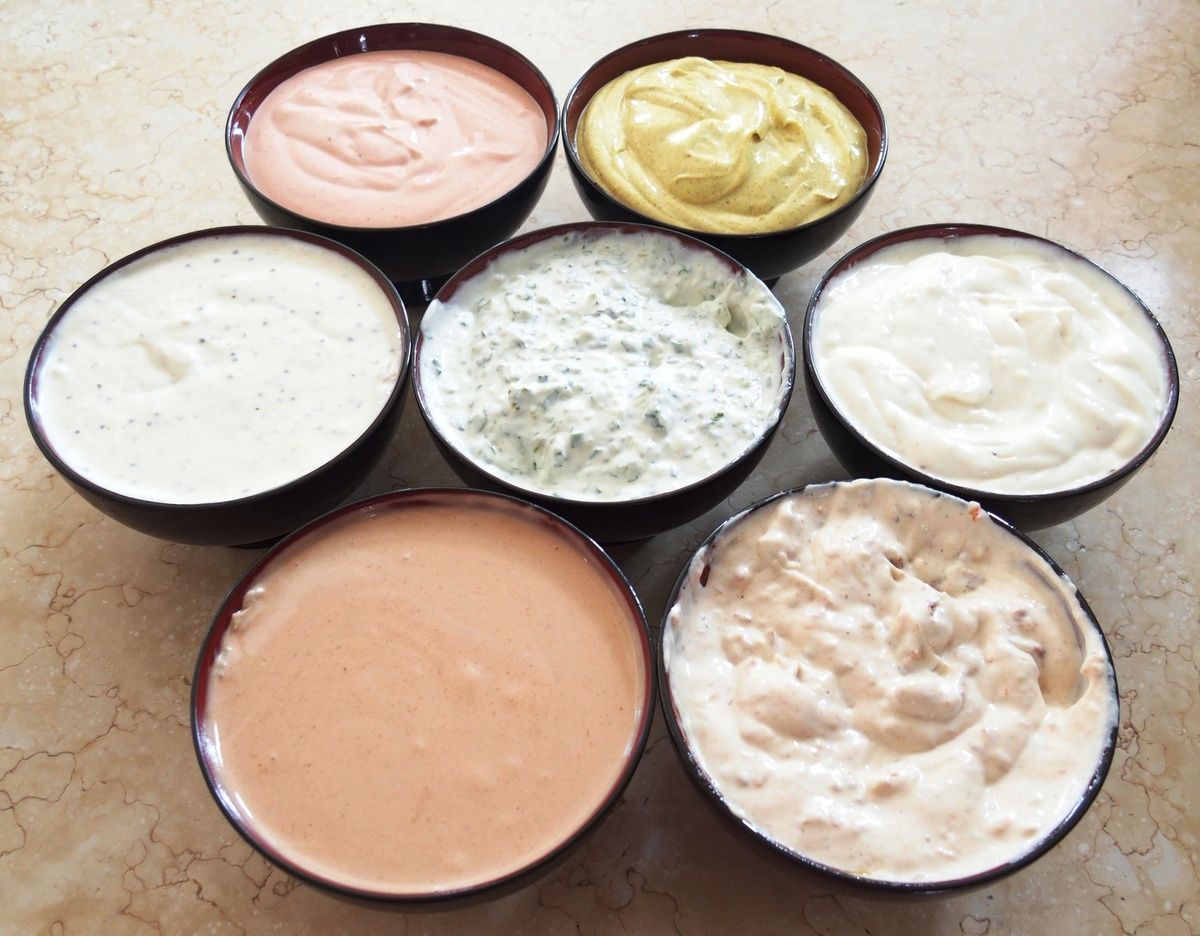 Sept sauces pour la fondue chinoise