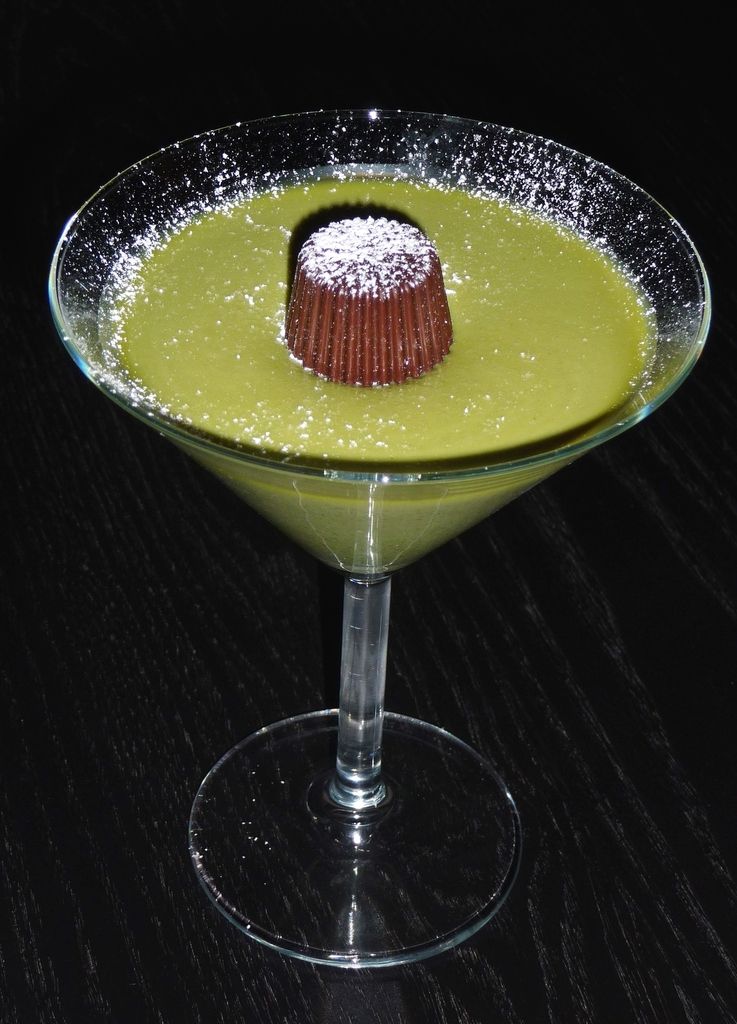 Panna cotta au thé vert
