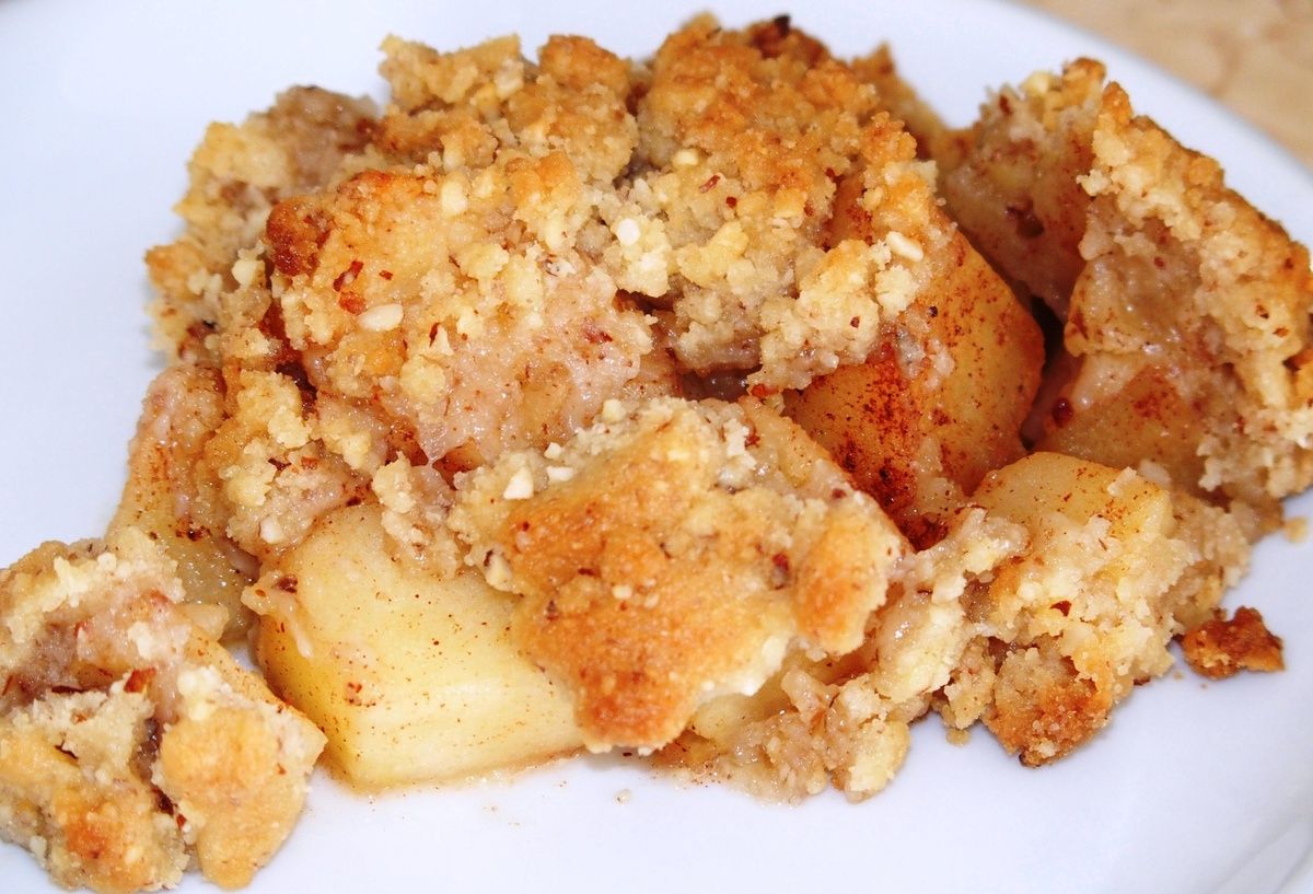 Crumble aux pommes fantastique