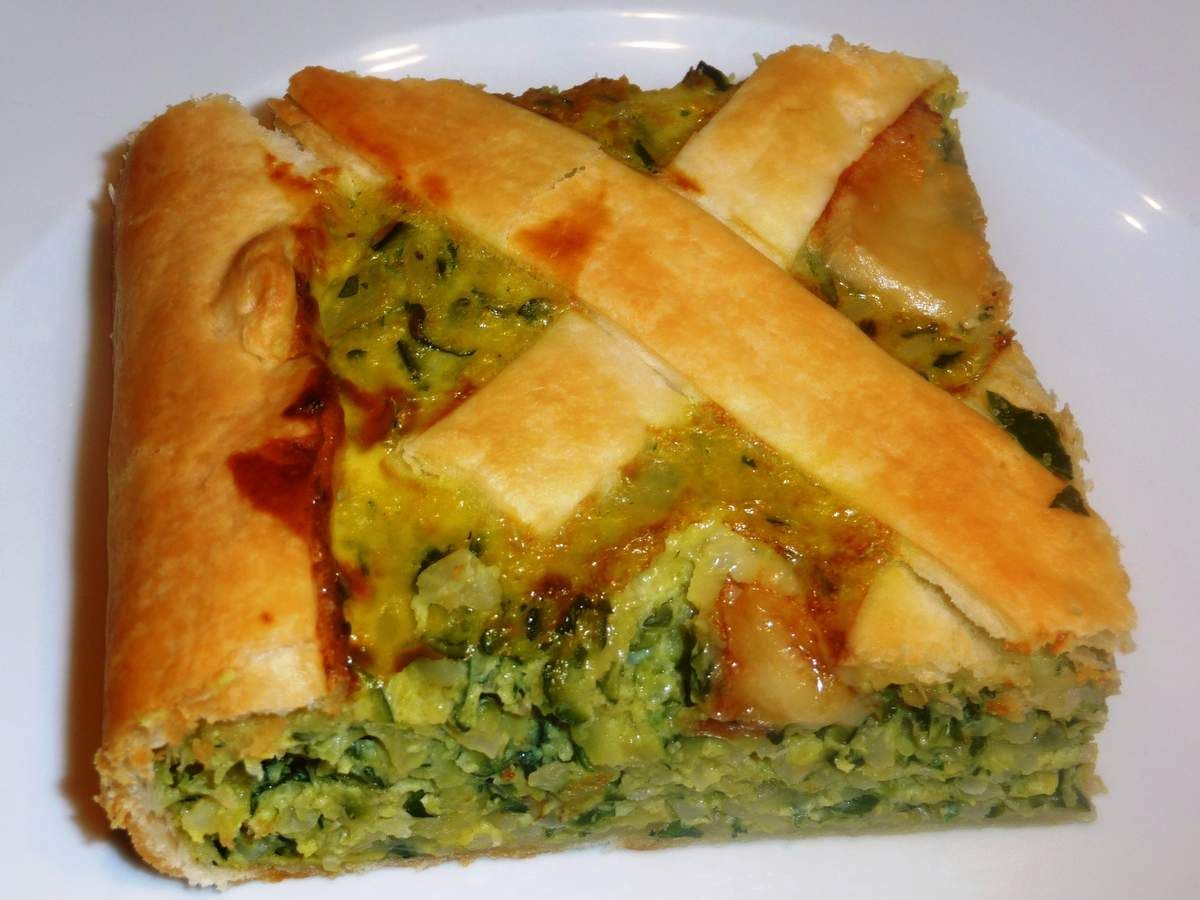 Croustade aux courgettes